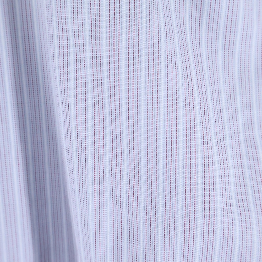 VINTAGE(ヴィンテージ) 40-50S CC41シー シー フォーティー ワン BRITISH STRIPE L/S GRANDPA shirt SHIRT ストライプ 長袖 グランパ シャツ パープル/グレー