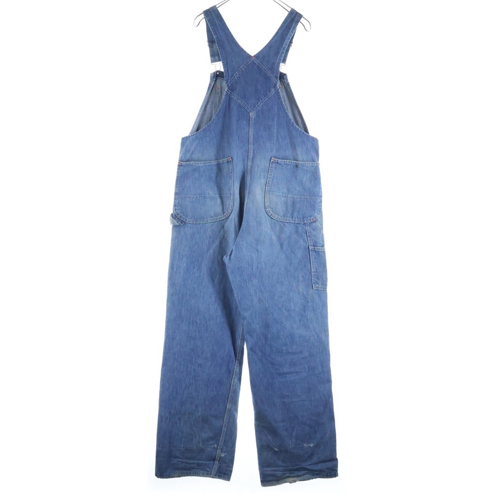 VINTAGE(ヴィンテージ) 60S UNION MADE DENIM OVERALL ユニオンメイド デニム オーバーオール インディゴ