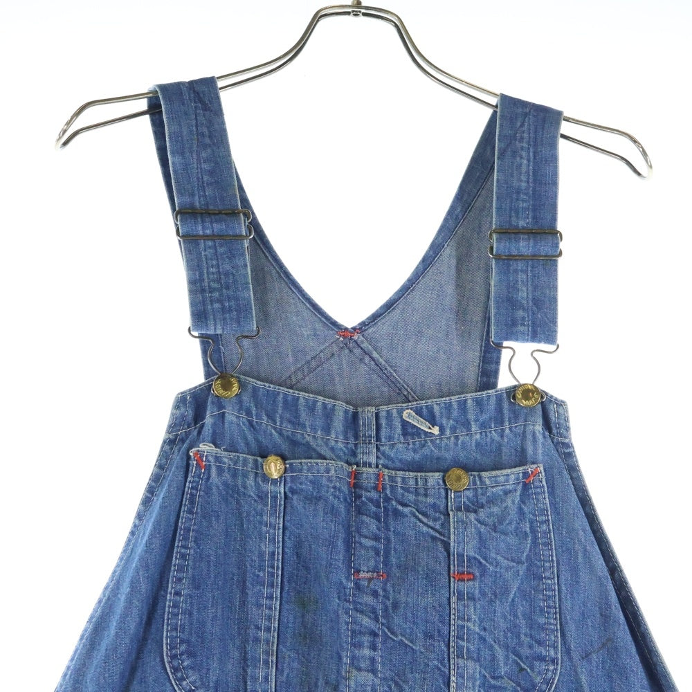 VINTAGE(ヴィンテージ) 60S UNION MADE DENIM OVERALL ユニオンメイド デニム オーバーオール インディゴ