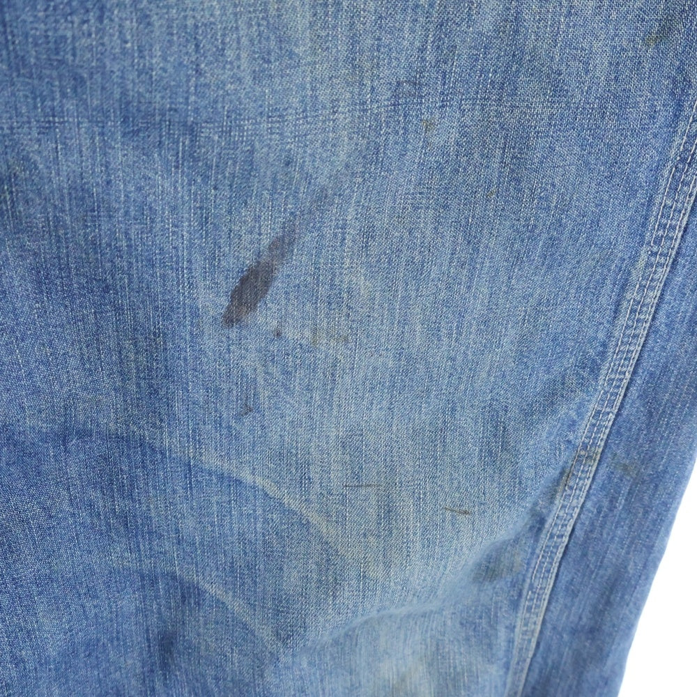 VINTAGE(ヴィンテージ) 60S UNION MADE DENIM OVERALL ユニオンメイド デニム オーバーオール インディゴ