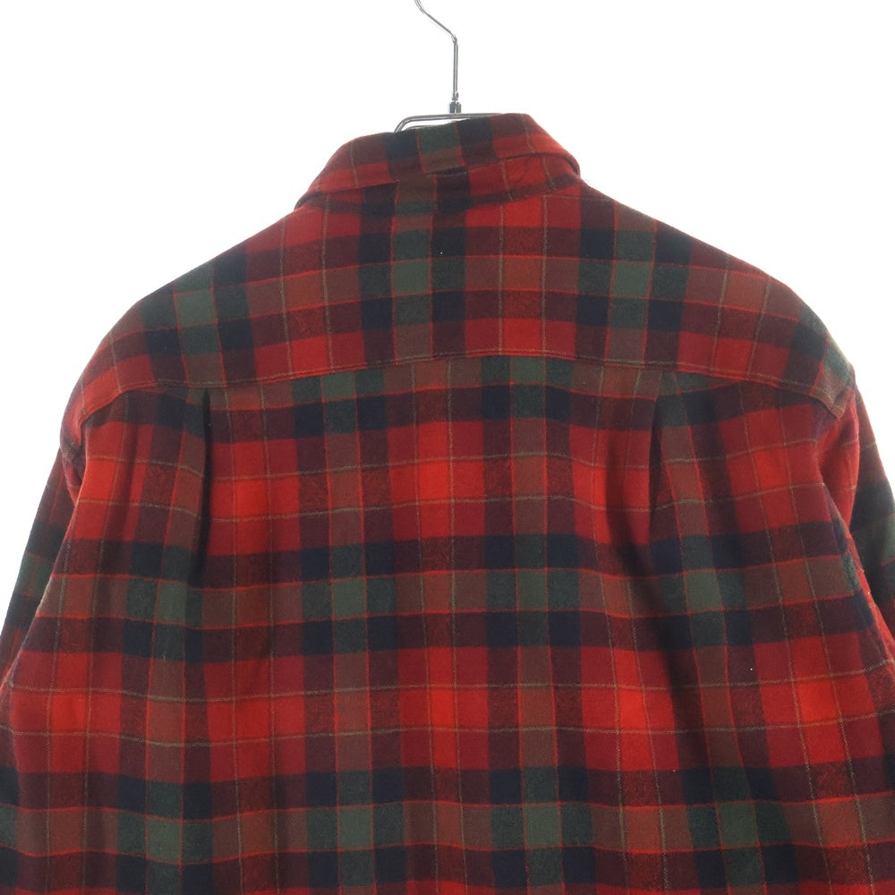 PENDLETON(ペンドルトン) 60S WOOL CHECK L/S SHIRT ウール 長袖 チェック シャツ レッド/カーキ/ブラック