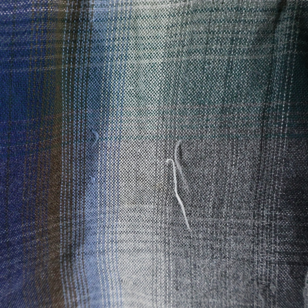 PENNEYS TOWNCRAFT(ぺニーズタウンクラフト) 60S PLUS RAYON OMBRE CHECK L/S SHIRT レーヨン オンブレ 長袖 チェック シャツ ブルー/グレー/ブラウン