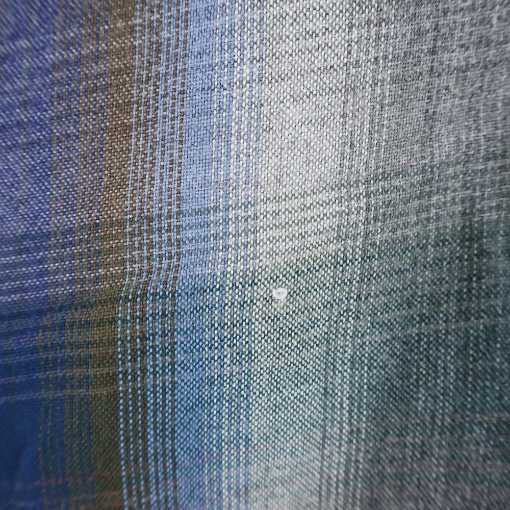 PENNEYS TOWNCRAFT(ぺニーズタウンクラフト) 60S PLUS RAYON OMBRE CHECK L/S SHIRT レーヨン オンブレ 長袖 チェック シャツ ブルー/グレー/ブラウン