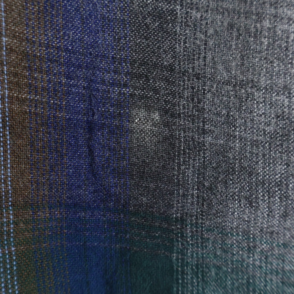 PENNEYS TOWNCRAFT(ぺニーズタウンクラフト) 60S PLUS RAYON OMBRE CHECK L/S SHIRT レーヨン オンブレ 長袖 チェック シャツ ブルー/グレー/ブラウン