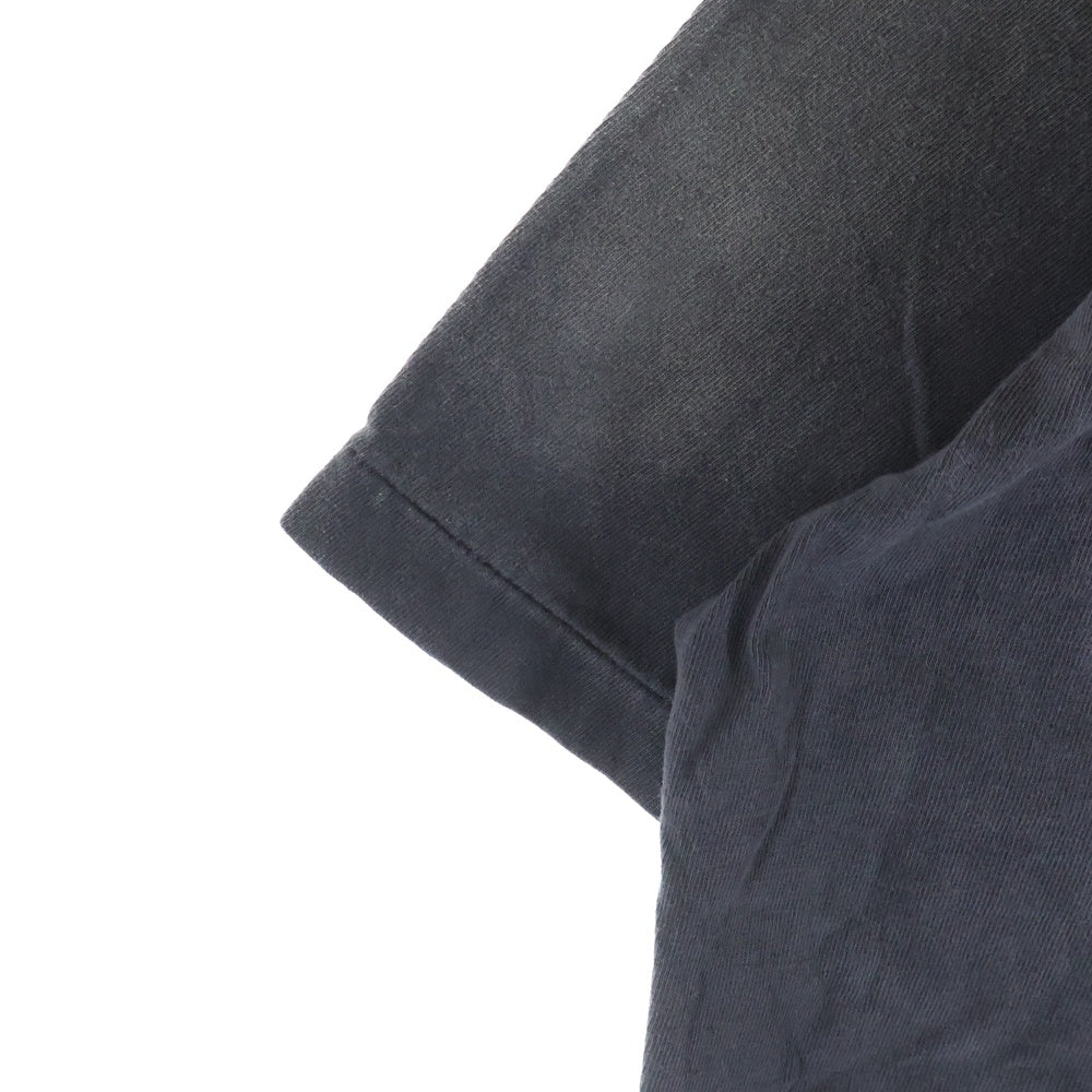 SAINT MICHAEL(セントマイケル) 25AW × Kosuke Kawamura S/S T-SHIRT PERVERSION 両面プリント 半袖Tシャツ カットソー ブラック SM-HR1-0000-C16