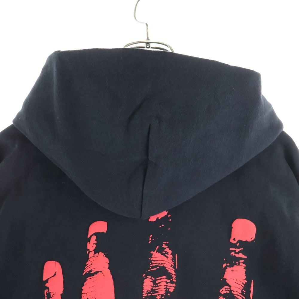 REVENGE GALLERY(リベンジギャラリー) X KILL HOODIE BLACK/RED キル フーディー 両面プリント スウェット パーカー ブラック/レッド