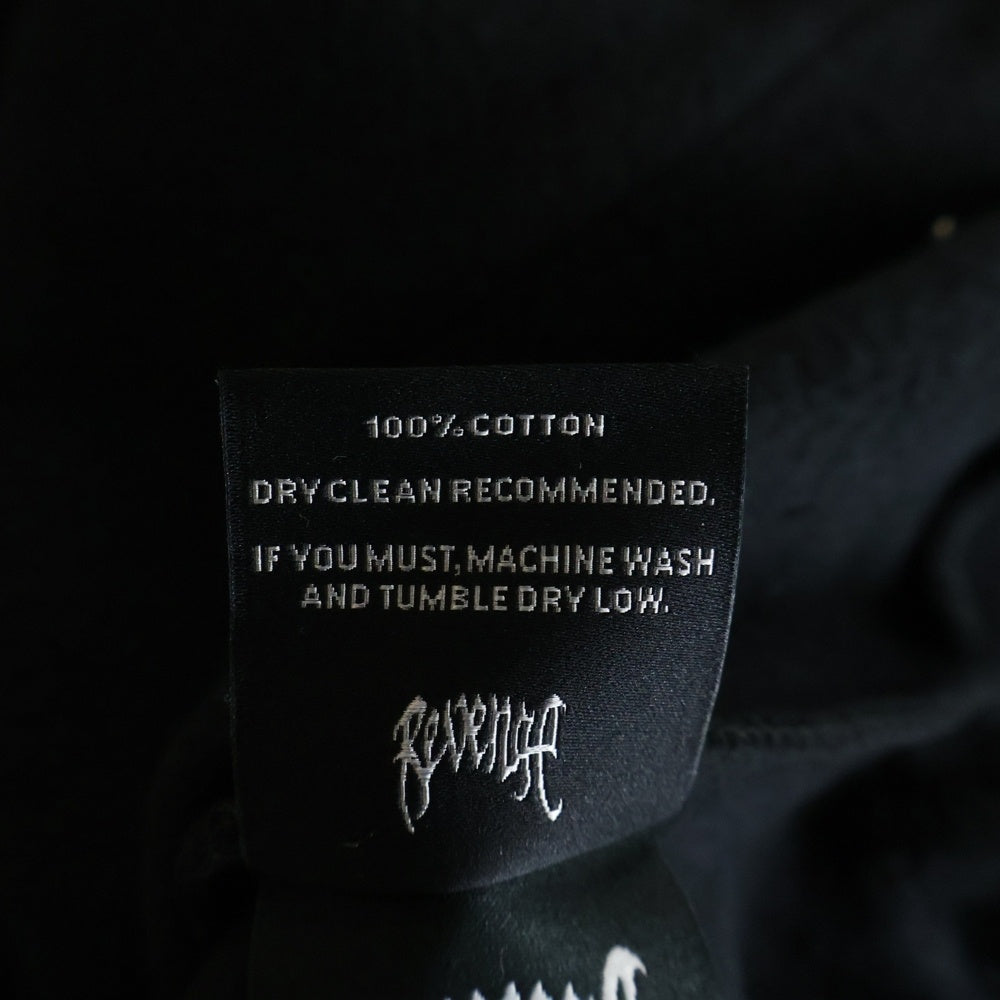 REVENGE GALLERY(リベンジギャラリー) X KILL HOODIE BLACK/RED キル フーディー 両面プリント スウェット パーカー ブラック/レッド
