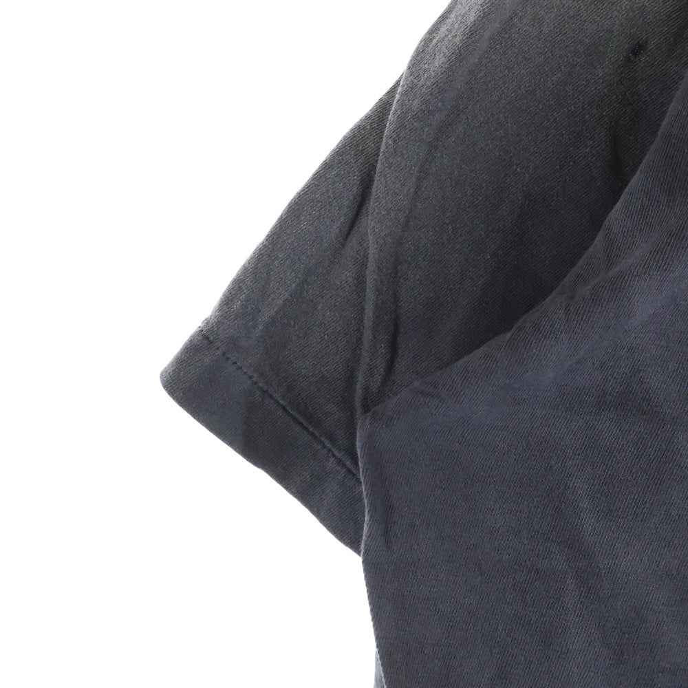 SAINT MICHAEL(セントマイケル) 25AW × Kosuke Kawamura S/S T-SHIRT PERVERSION 両面プリント 半袖Tシャツ カットソー ブラック SM-HR1-0000-C16