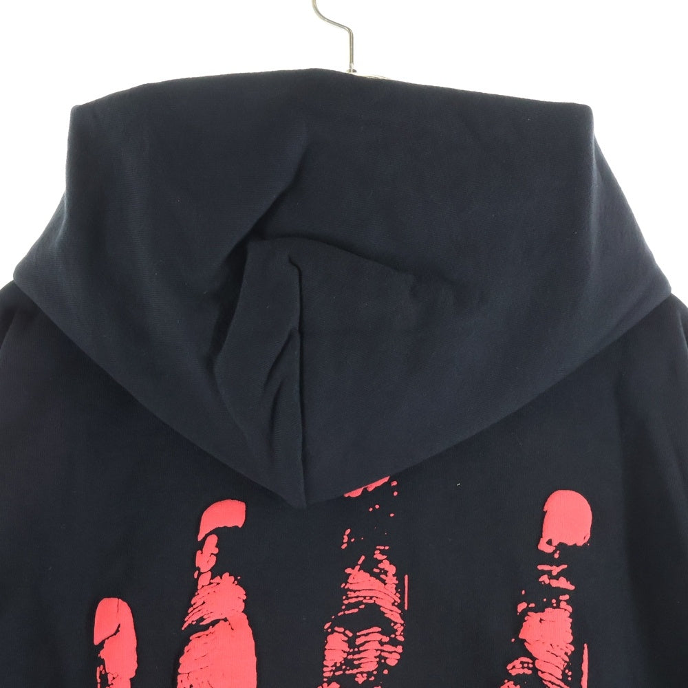 REVENGE GALLERY(リベンジギャラリー) X KILL HOODIE BLACK/RED キル フーディー 両面プリント スウェット パーカー ブラック/レッド