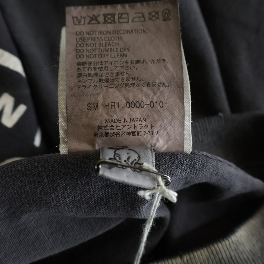 SAINT MICHAEL(セントマイケル) 25AW S/S T-SHIRT SAINT MASK 両面プリント 半袖Tシャツ カットソー ブラック SM-HR1-0000-010