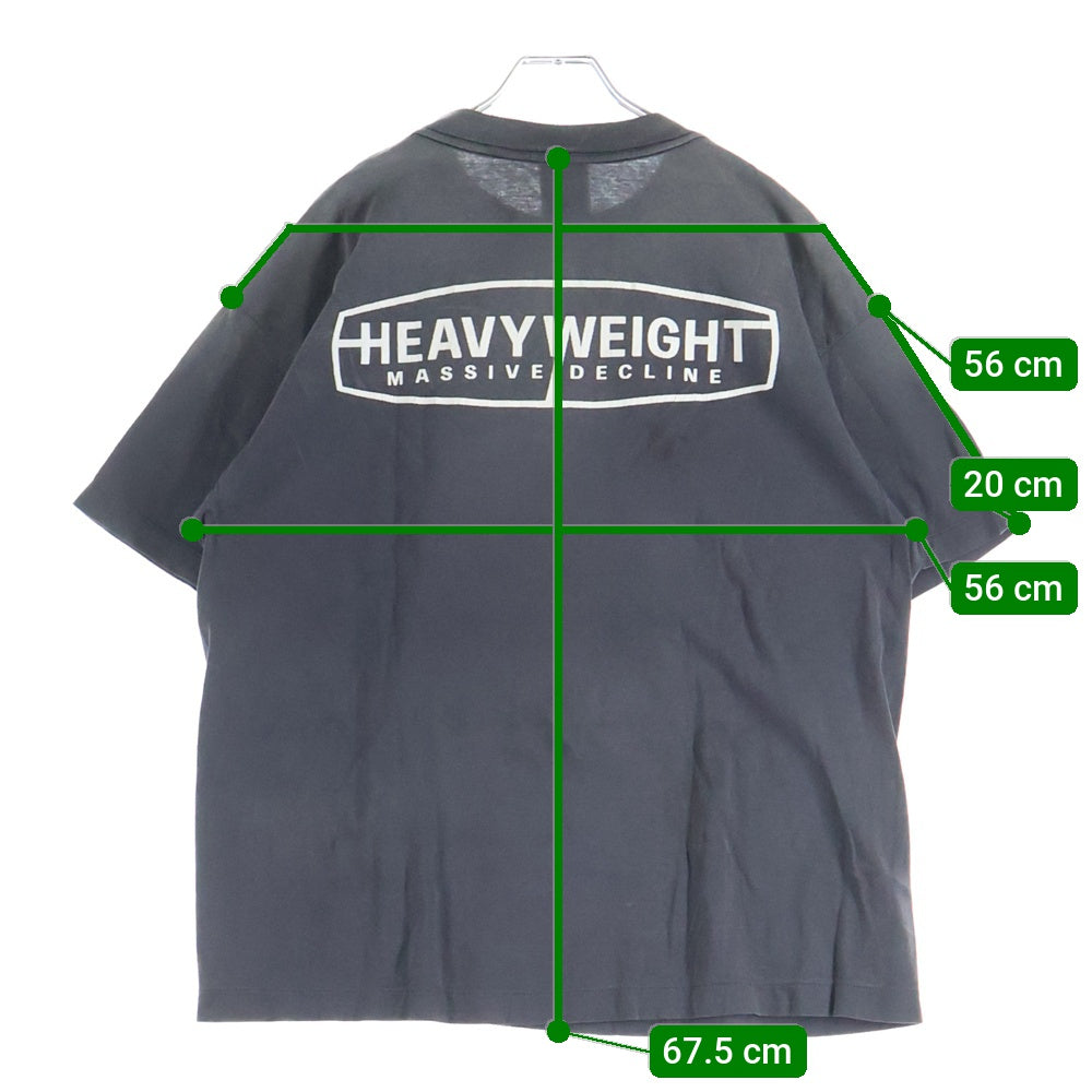 SAINT MICHAEL(セントマイケル) 25AW S/S T-SHIRT SAINT MASK 両面プリント 半袖Tシャツ カットソー ブラック SM-HR1-0000-010