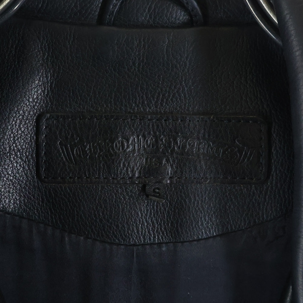 CHROME HEARTS(クロムハーツ) JJ DEAN JJディーン ダガージップライダースレザージャケット ブラック