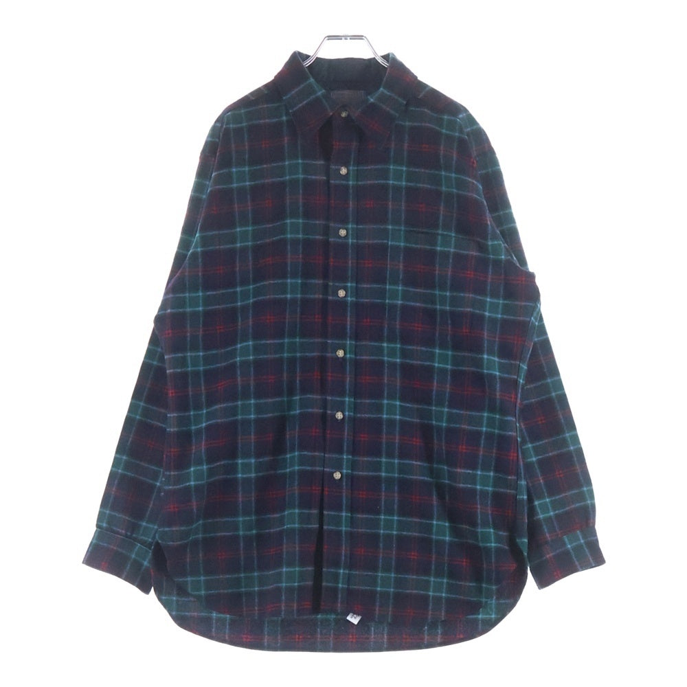 PENDLETON(ペンドルトン) 70S VINTAGE WOOL CHECK L/S SHIRT ウール チェック 長袖 シャツ レッド/ブルー/グリーン