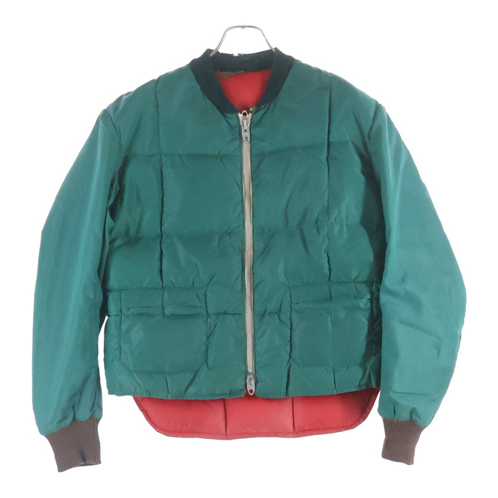 VINTAGE(ヴィンテージ) 50S FALCON BRAND ファルコンブランド SE WOODS LIGHTNING DOUBLE ZIP PUFF RIVERSIBLE JACKET ダブルジップ 中綿 リバーシブル ジャケット グリーン/レッド