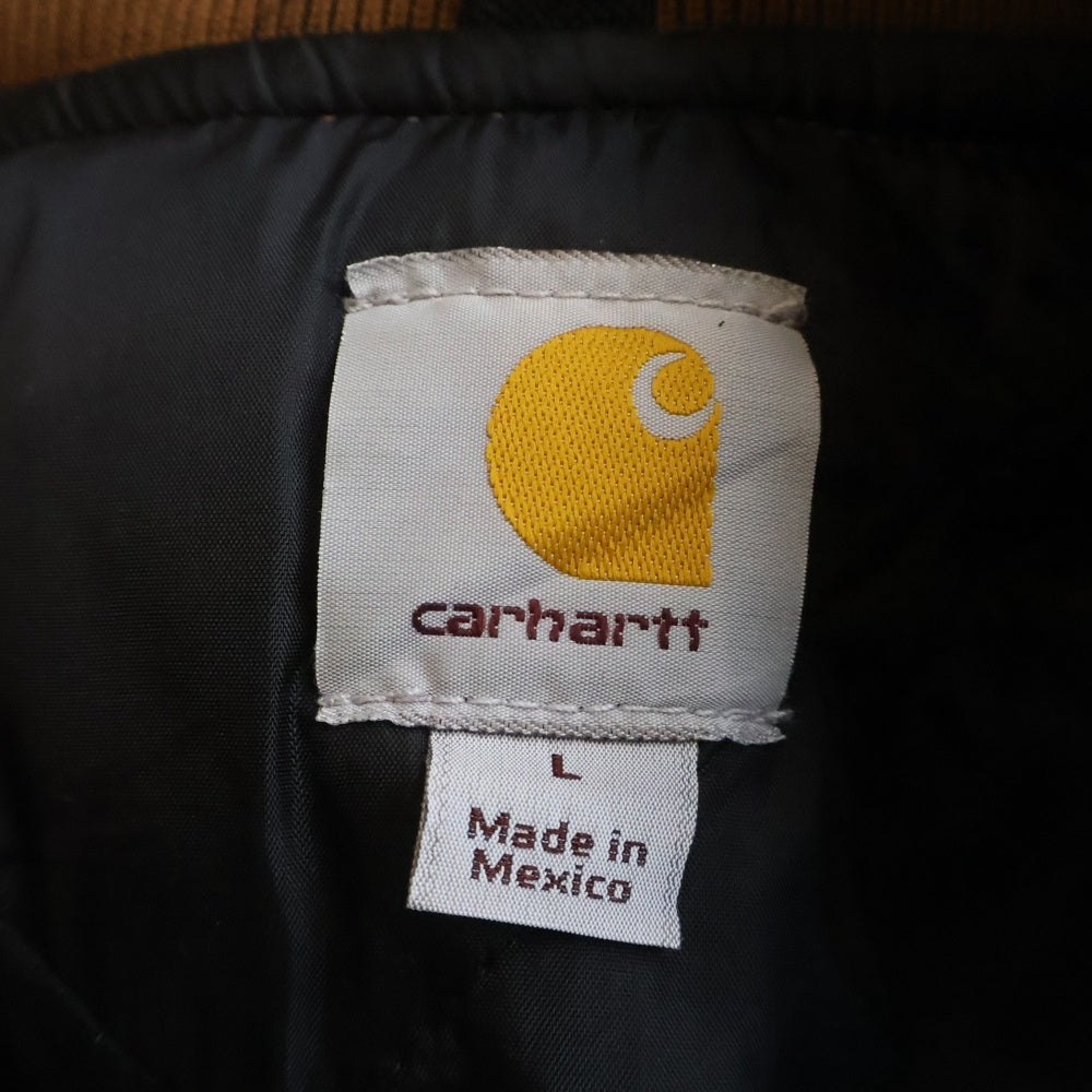 CARHARTT(カーハート) 10S DUCK VEST 14年 メキシコ製 刺しゅう ダック ベスト ブラウンV01 BRN
