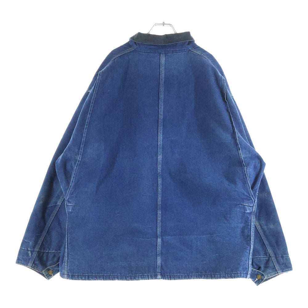 CARHARTT(カーハート) 80S DENIM COVERALL 星タグ 裏地ブランケット ミシガンチョアコート デニム カバーオール インディゴ