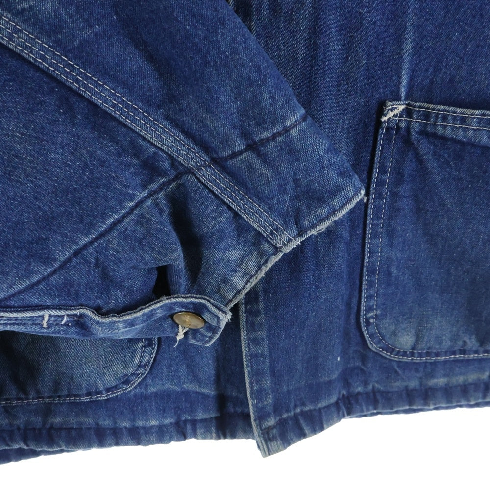 CARHARTT(カーハート) 80S DENIM COVERALL 星タグ 裏地ブランケット ミシガンチョアコート デニム カバーオール インディゴ