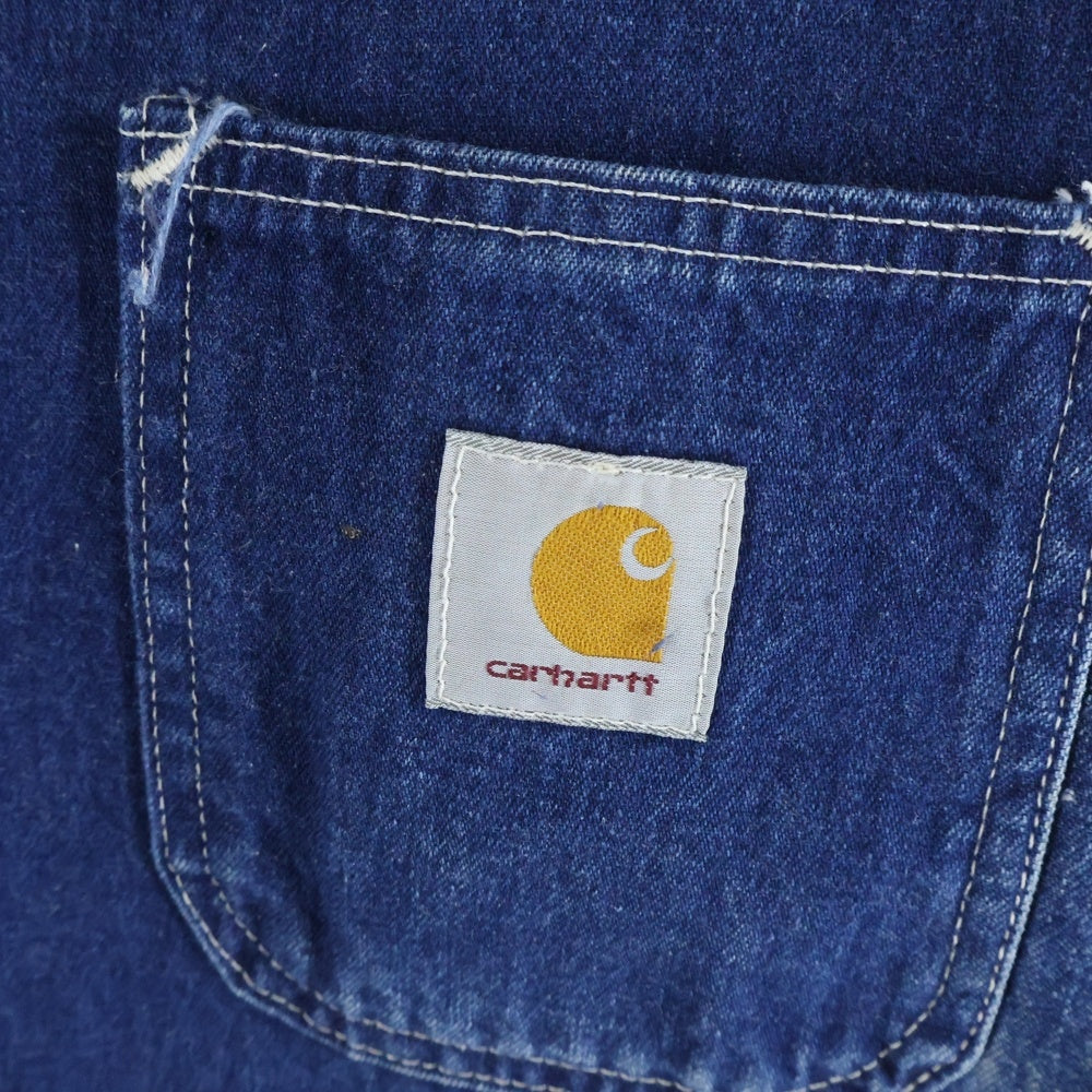 CARHARTT(カーハート) 80S DENIM COVERALL 星タグ 裏地ブランケット ミシガンチョアコート デニム カバーオール インディゴ