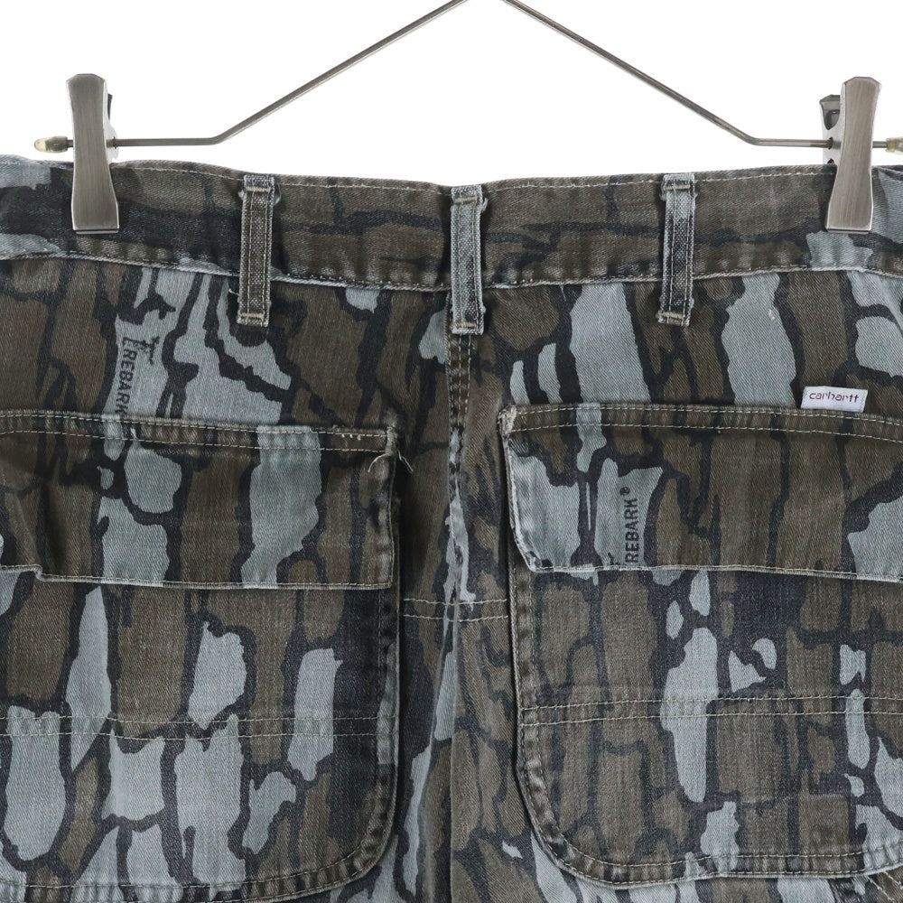 CARHARTT(カーハート) 80-90S TREBARK CAMO CARGO PABTS カーゴパンツ トレバーク カモ柄 グレー/カーキ