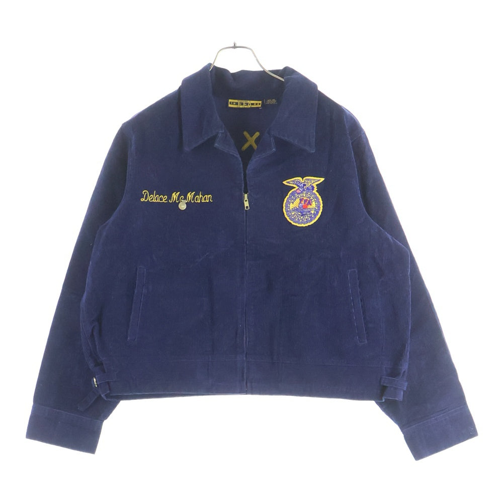 VINTAGE(ヴィンテージ) 90-00S FFA JACKET コーデュロイ ファーマーズ ジャケット ネイビー 109008