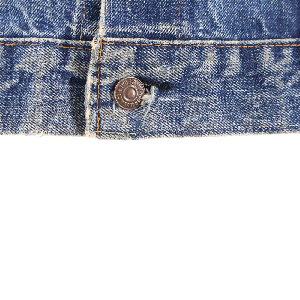 Levi's(リーバイス) 60-70S VINTAGE 557XX 3rd 70505 4th W-NAME BIG E サード フォース ダブルネーム ボタン裏刻印無し デニム トラッカージャケット インディゴ