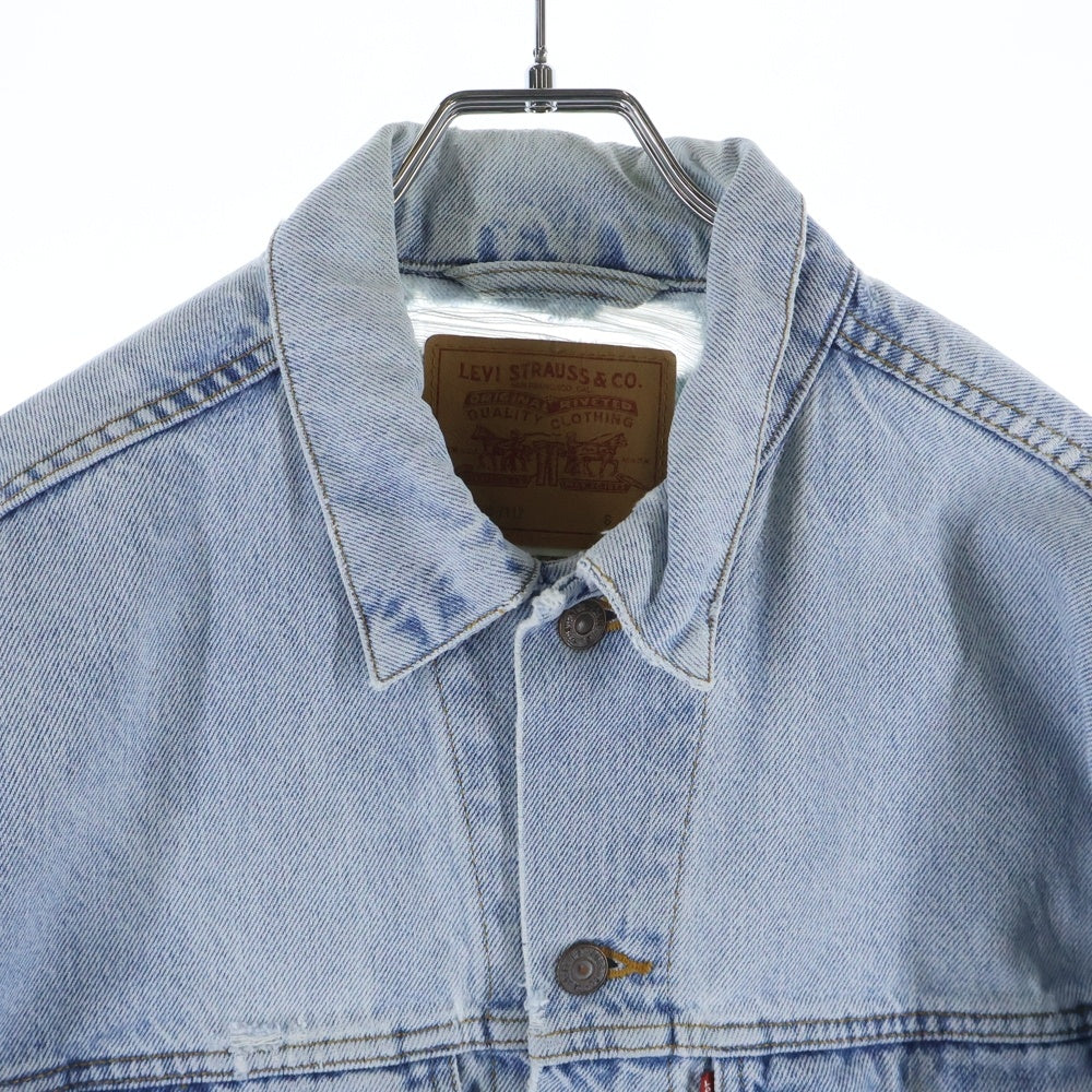 Levi's(リーバイス) RELAXED TRUCKER JACKET スモールe デニムジャケット ブルー 70508-7112