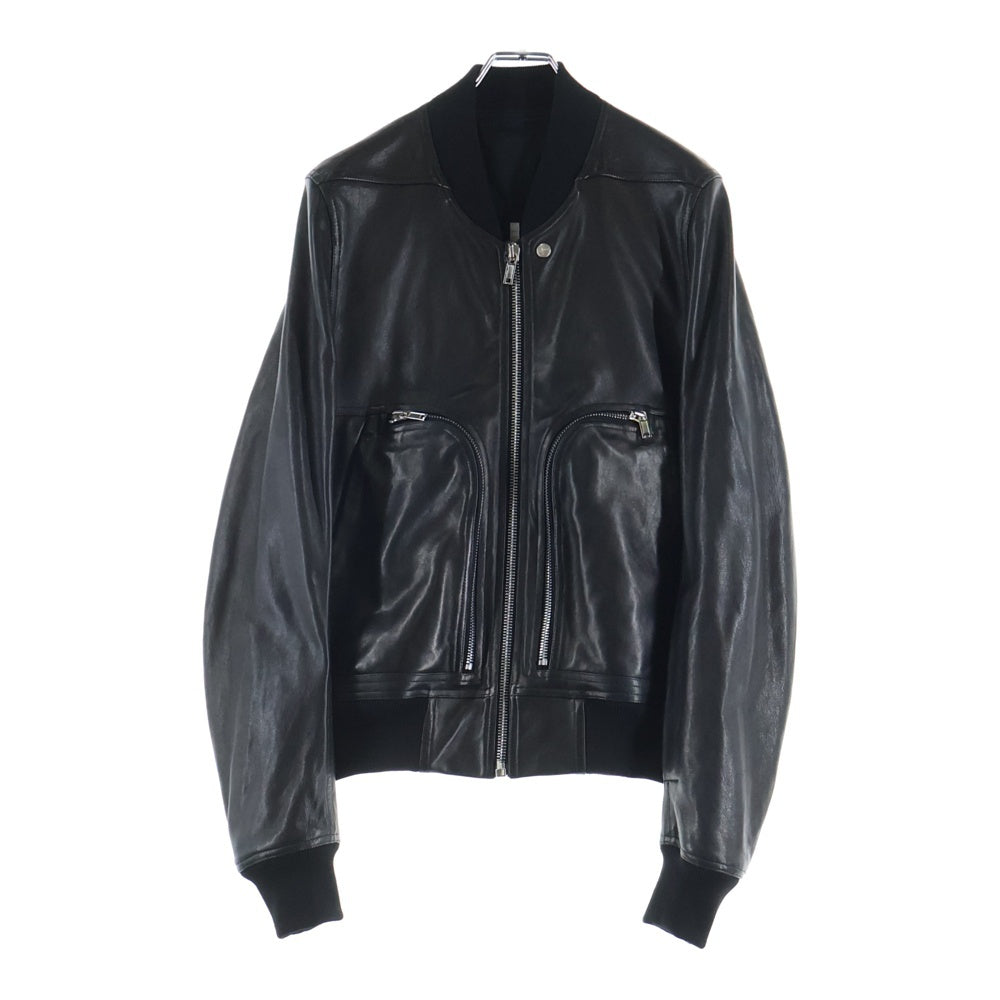 Rick Owens(リックオウエンス) 25AW BAUHAUS FLIGHT LEATHER JACKKET RU02E1749 LNV バウハウス フライト レザージャケット ブラック