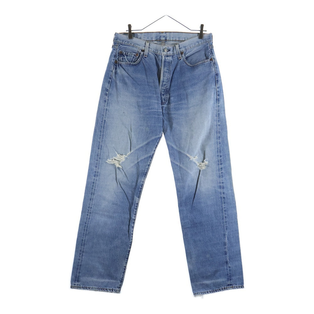 Levi's(リーバイス) 90S 501 USA製 ボタン裏刻印555 バレンシア工場 ギャラ入り デニム パンツ インディゴ