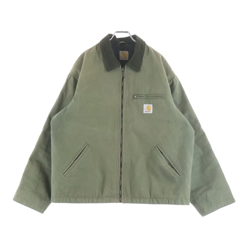 CARHARTT(カーハート) 90-00S DETROIT JACKET MOS デトロイト ダック 裏地キルティング 中綿 ジャケット モスグリーン カーキ