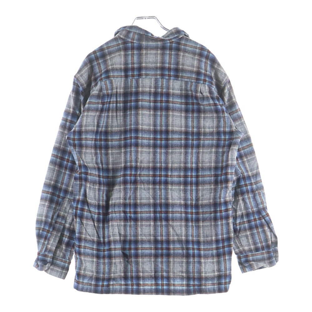 PENDLETON(ペンドルトン) 90-00S WOOL CHECK L/S BOARD SHIRT ウール チェック 長袖 ボードシャツ ブルー/グレー/ブラウン 70Z718 111