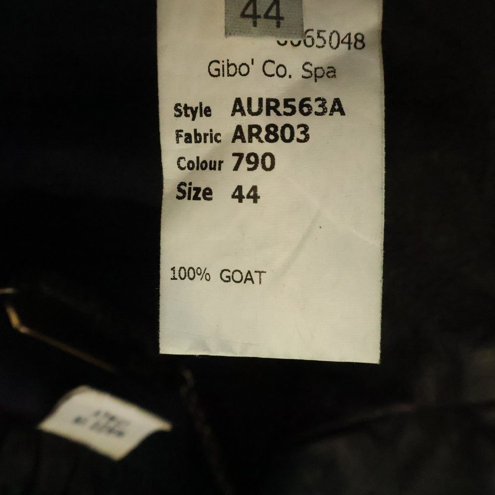 John Galliano(ジョン ガリアーノ) 08AW GOAT LEATHER COAT 山羊 レザー コート ブラック