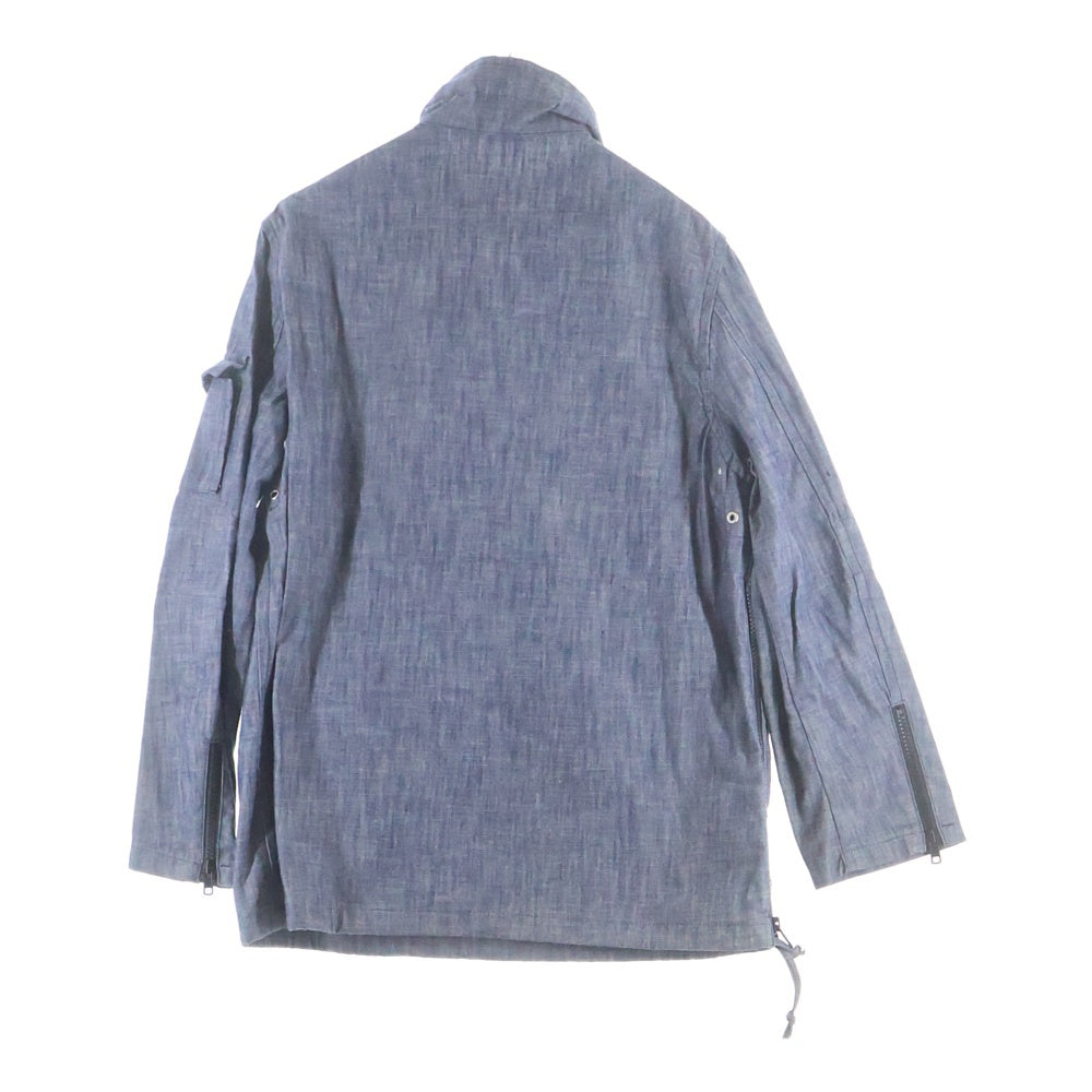 DSQUARED2(ディースクエアード) DENIM SIDE ZIP ANORAK JACKET デニム サイドジップ アノラック ジャケット インディゴ