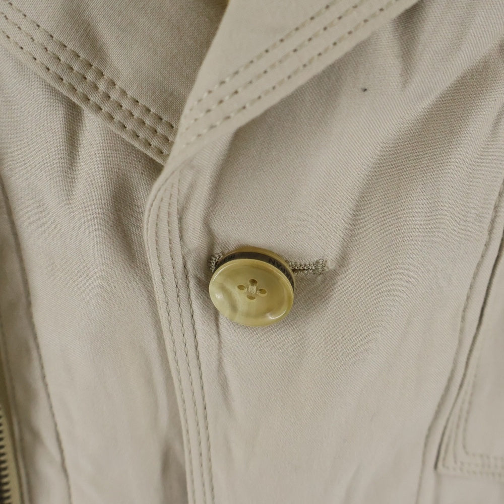 mastermind JAPAN(マスターマインドジャパン) 4B RIRI ZIP SINGLE TAILORED JACKET シングル テーラードジャケット ブラウン/ゴールド MA2-JA01-02-A