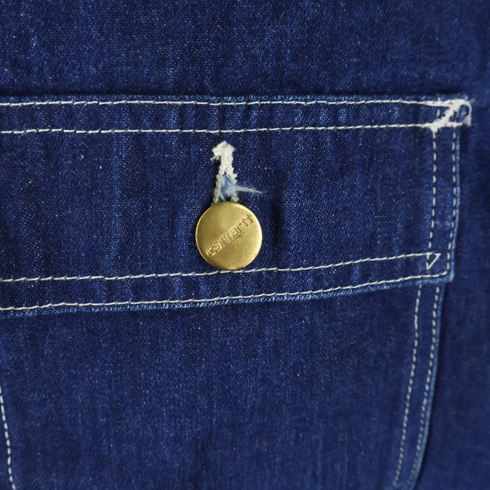 CARHARTT(カーハート) 80S MICHIGAN CHORE COAT DENM COVERALL JACKET 星タグ ミシガン チョア コート デニムカバーオール ブランケット無し ジャケット インディゴ