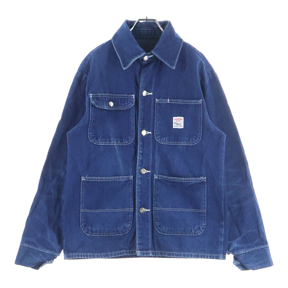 VINTAGE(ヴィンテージ) 90S POINTER ポインター DENIM COVERALL JACKET デニム カバーオール ジャケット インディゴ