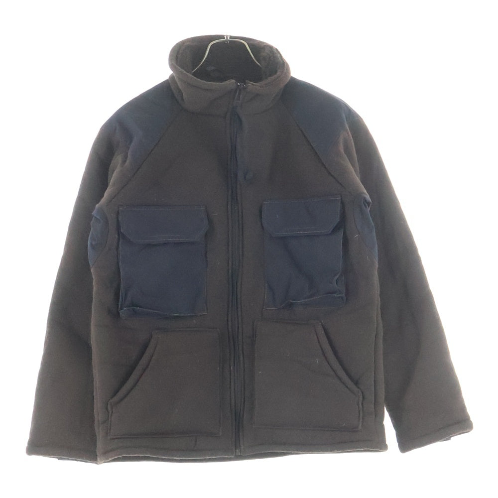 VINTAGE(ヴィンテージ) 90s US ARMY ECWCS GEN1 SHIRT COLD WEATHER SYNTHETIC FIBER PIKE MILITARY 米軍 ミリタリー コールドウェザーライナー ブラウン/ブラック DLA100-93-F-EC02