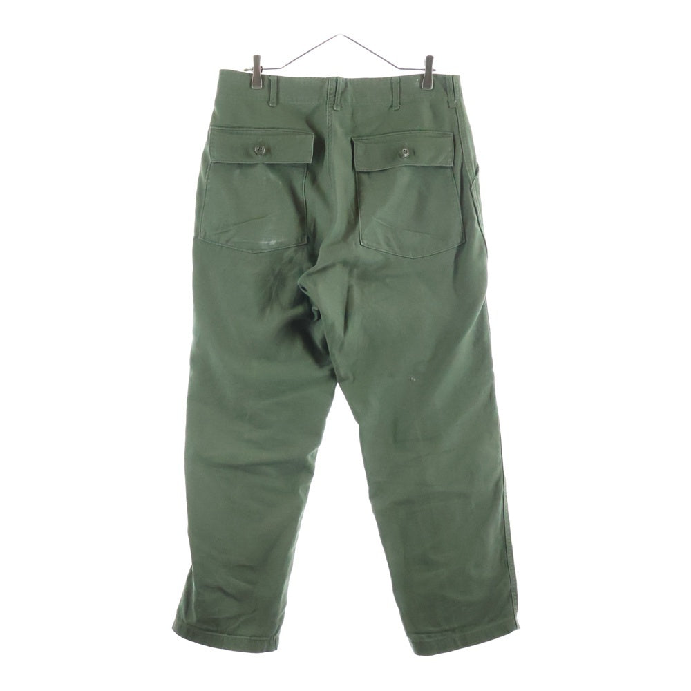 VINTAGE(ヴィンテージ) 70s US ARMY OG-107 コットンサテンユーティリティトラウザーズ ベイカーパンツ カーキ