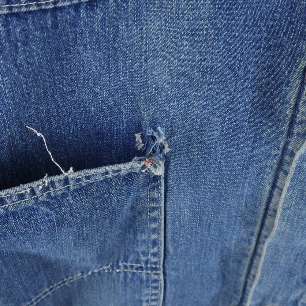 VINTAGE(ヴィンテージ) sears work'n leisure DENIM COVERALL ブランケット付きデニムカバーオール ブルー