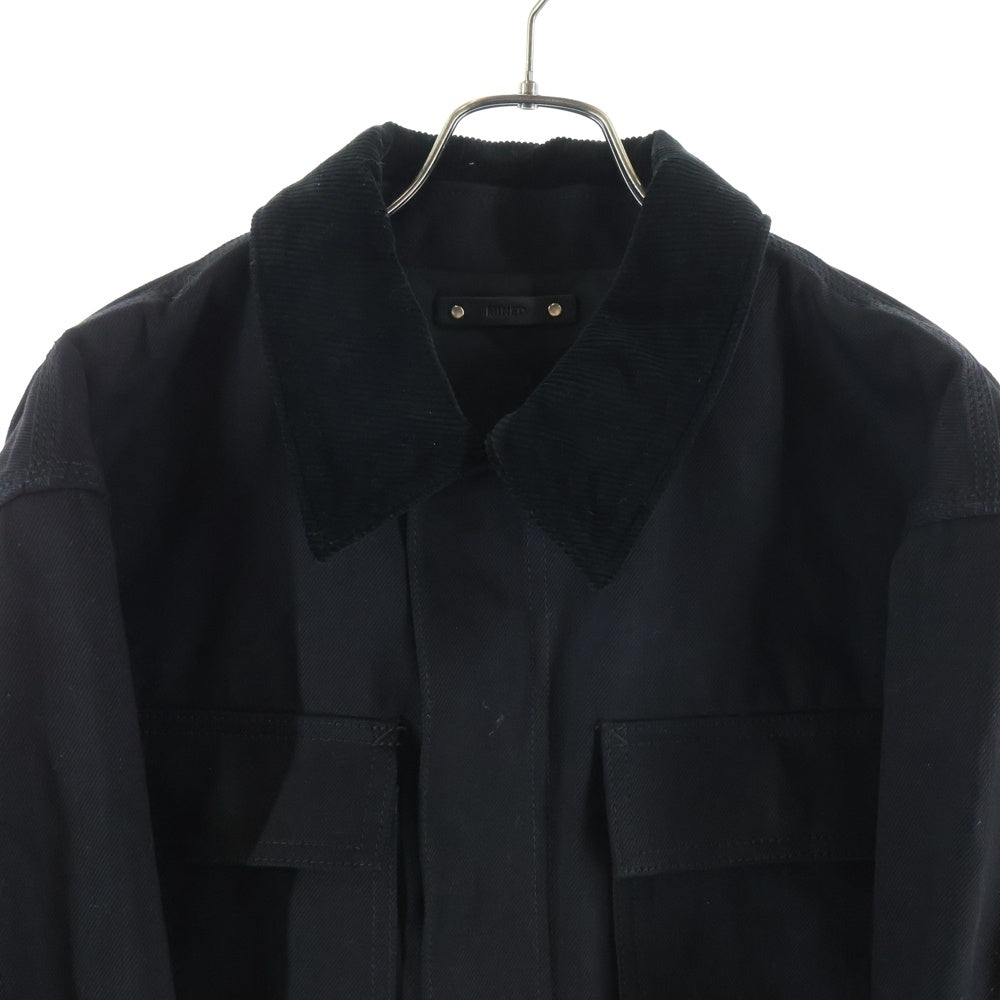 MINEDENIM(マインデニム) 24AW Denim Traditional Work JKT RGD 2411-8001-90-022 デニムトラディショナル ワークジャケット ブラック
