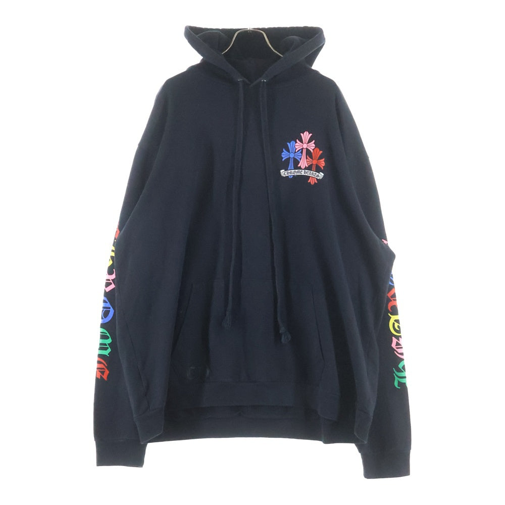 CHROME HEARTS(クロムハーツ) MLTCOL CEM CRS HD PLVR マルチカラーセメタリークロスプリントプルオーバーパーカー