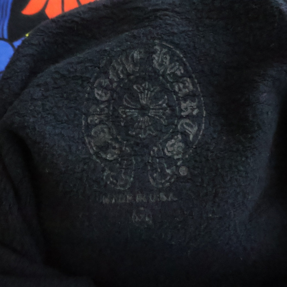 CHROME HEARTS(クロムハーツ) MLTCOL CEM CRS HD PLVR マルチカラーセメタリークロスプリントプルオーバーパーカー