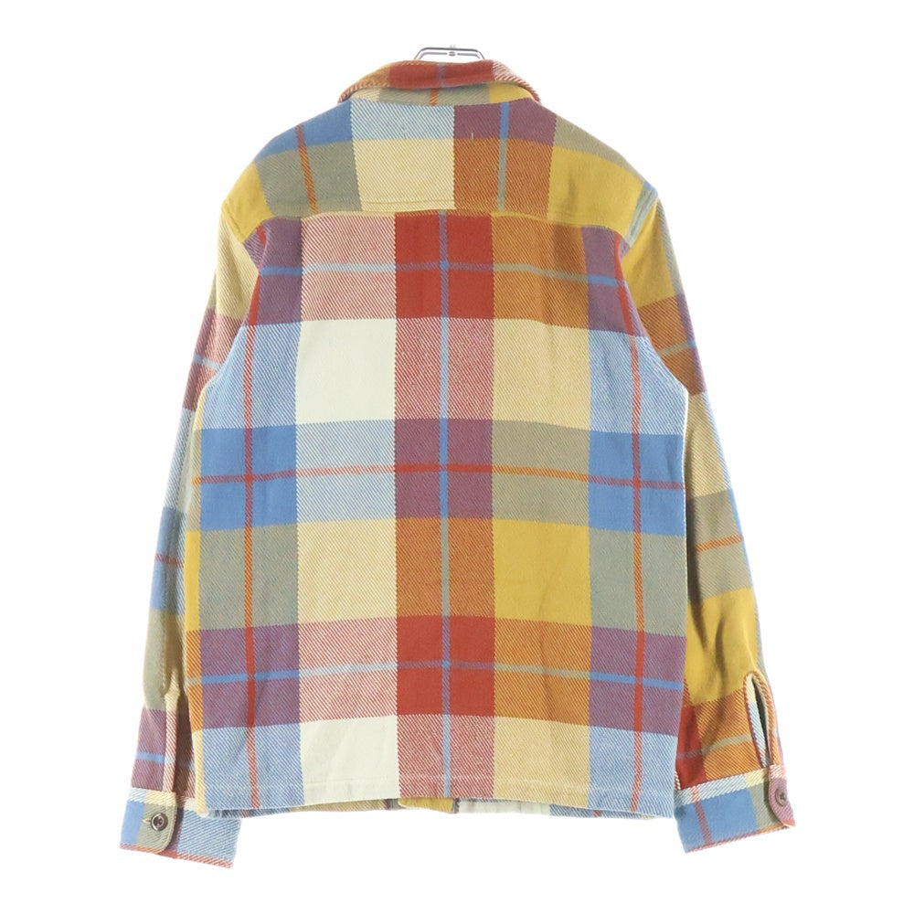 OUTERKNOWN(アウターノウン) FLANNEL CHECK L/S ORGANIC COTTON SHIRT フランネル オーガニックコットン 長袖 チェックシャツ レッド/オレンジ/ブルー