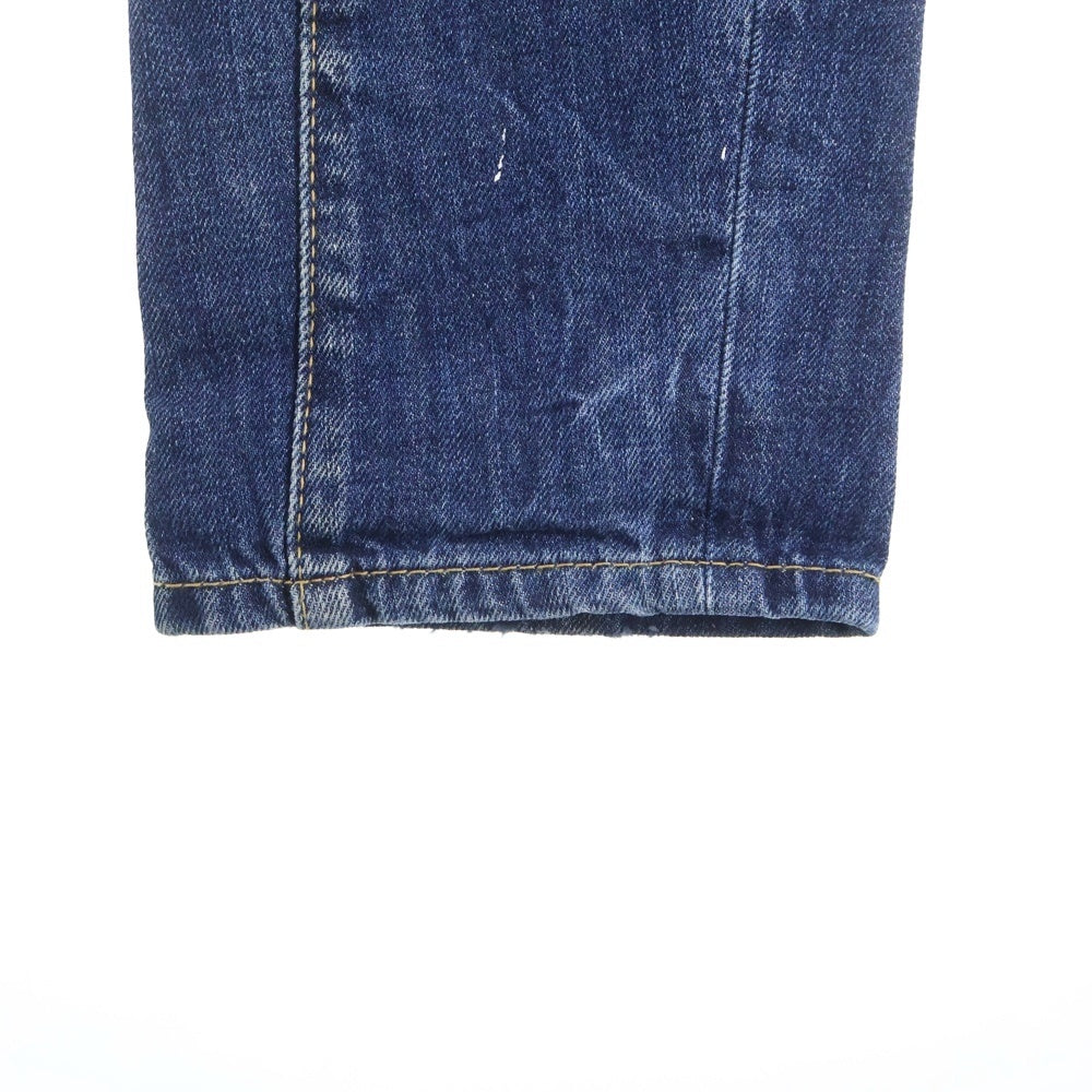 DSQUARED2(ディースクエアード) 16AW DAMAGED SKINNY DENIM PANTS ダメージ加工 スキニー デニムパンツ インディゴ 01PR/2016/65