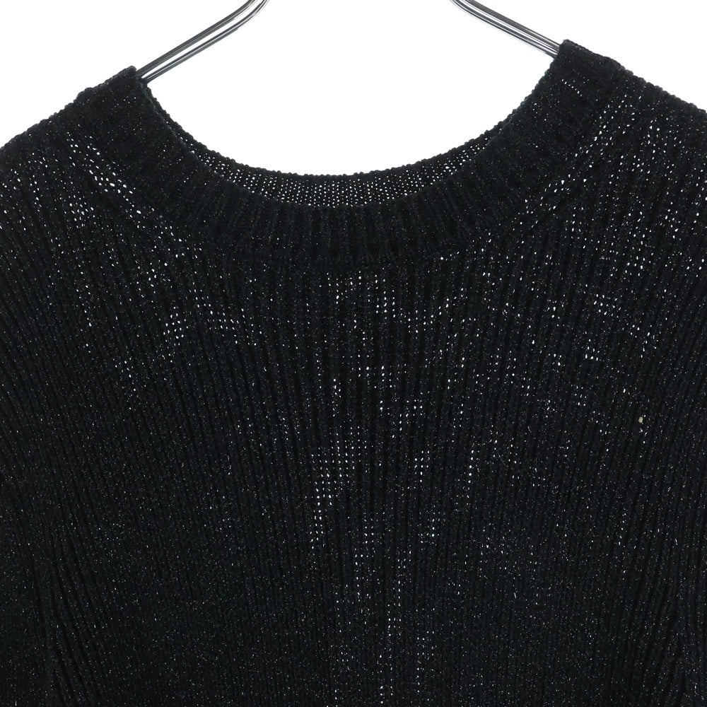 SAINT LAURENT PARIS(サンローランパリ) 19AW LUREX SWEATER KNIT ラメ ニットセーター ブラック/シルバー 2019 604905