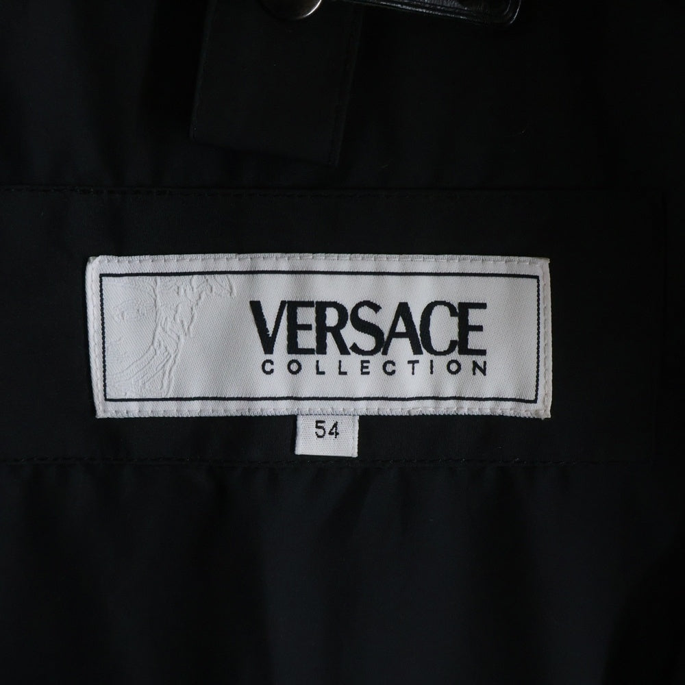 VERSACE(ヴェルサーチ) COLLECTION MOUNTAIN PARKA マウンテンパーカー ナイロンジャケット コード ブラック