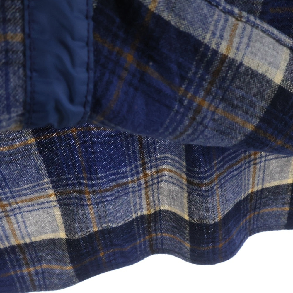 PENDLETON(ペンドルトン) 70S CHECK L/S WOOL BOARD SHIRT USA製 チェック 長袖 ウール ボード シャツ ネイビー/ベージュ/オレンジ