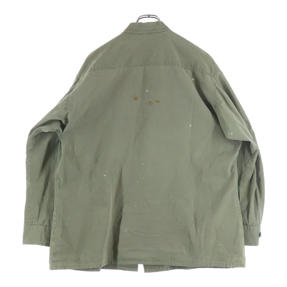 VINTAGE(ヴィンテージ) 70S COAT MAN'S COTTON WIND RESISTANT RIP STOP POPLIN MILITARY ジャングルファティーグ 5th リップストップ ジャケット カーキ 100-70-C-0249