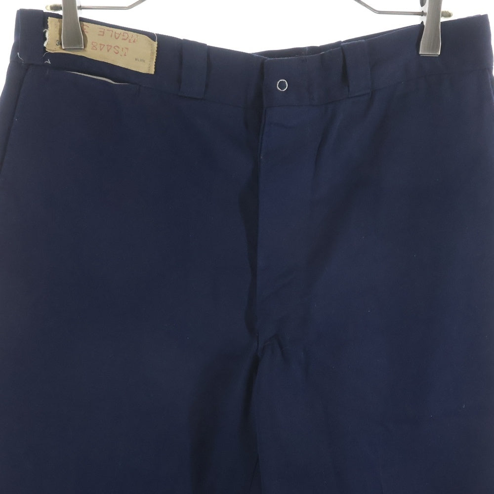 VINTAGE(ヴィンテージ) 60-70S SCOVILL GARDLOK MILITARY SLACKS スコビル ジップアップ ミリタリー スラックス パンツ ネイビー