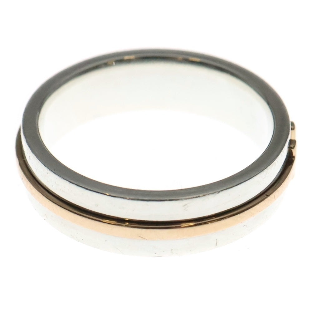 TIFFANY & Co.(ティファニー) T WIDE RING AG925 AU750 Tワイド リング コンビ シルバー/ゴールド