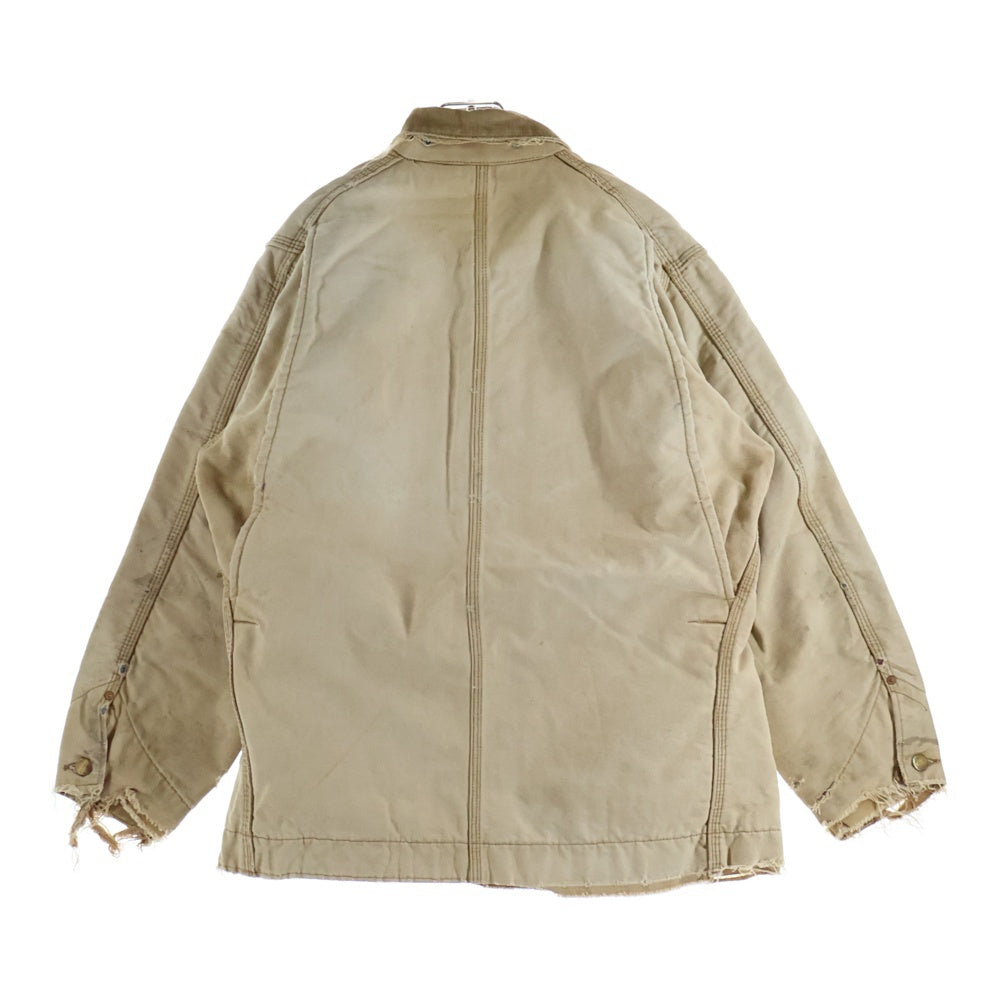 CARHARTT(カーハート) 60S VINTAGE MICHIGAN CHORE COAT ミシガンチョアコート コットンタグ 裏地ブランケット ジャケット ブラウン